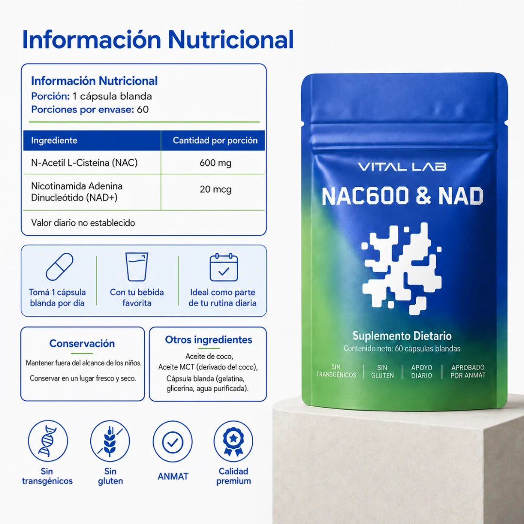 Vital Lab® - Protección Hepática + Energía